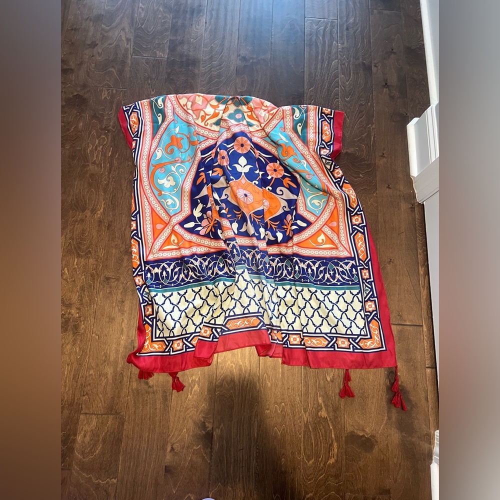 Multicolor kimono 1x/2x.